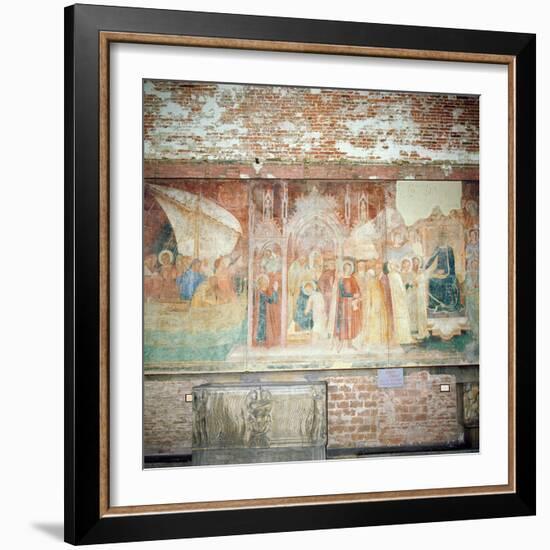 St Ranieri in the Holy Land, Mid 14th Century-Andrea di Bonaiuto-Framed Giclee Print