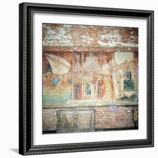 St Ranieri in the Holy Land, Mid 14th Century-Andrea di Bonaiuto-Framed Giclee Print