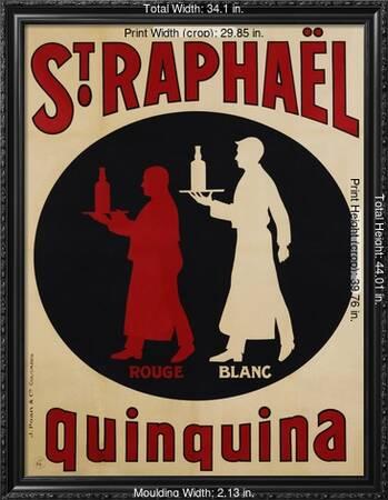 St Raphael Quinquina 1925 Stretched Canvas Print Art Com