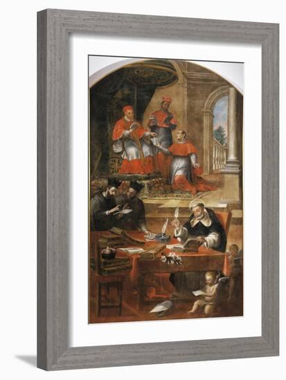 St Raymond of Penafort, Advisor to Pope Gregory IX-Alonso Antonio Villamor-Framed Giclee Print