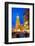 St. Reinoldi Church and Christmas Market at Dusk, Dortmund, North Rhine-Westphalia, Germany, Europe-Frank Fell-Framed Photographic Print