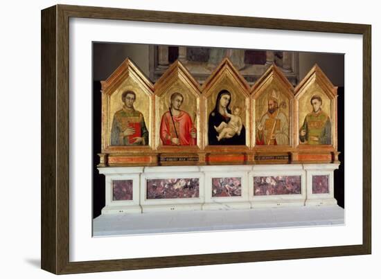 St. Reparata Polyptych (See also 65558-69)-Giotto di Bondone-Framed Giclee Print