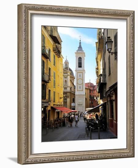 St. Reparate Cathedral, Place Rosseti, Old Town, Nice, Alpes Maritimes, Provence, Cote D'Azur, Fren-Peter Richardson-Framed Photographic Print