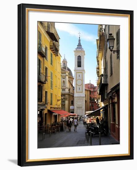 St. Reparate Cathedral, Place Rosseti, Old Town, Nice, Alpes Maritimes, Provence, Cote D'Azur, Fren-Peter Richardson-Framed Photographic Print