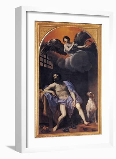 St Roch in Prison-Reni Guido-Framed Giclee Print