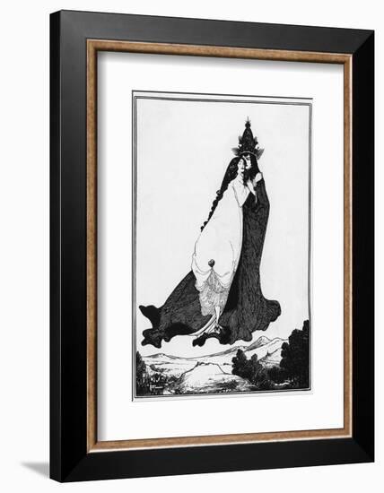 St Rose of Lima-Aubrey Beardsley-Framed Photographic Print