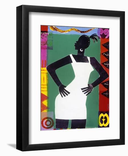 St. Sapphire-Varnette Honeywood-Framed Premium Giclee Print