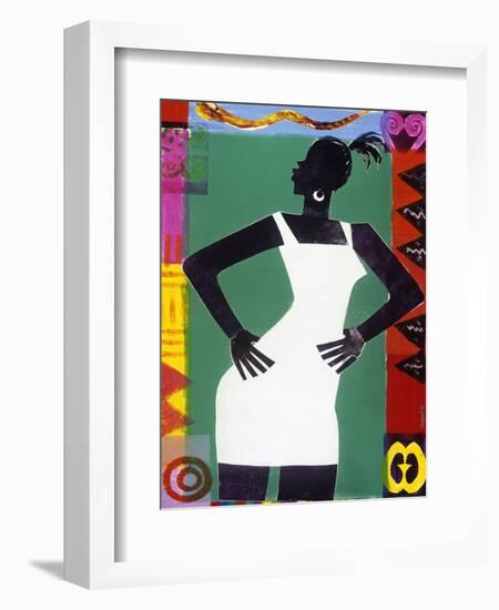 St. Sapphire-Varnette Honeywood-Framed Premium Giclee Print