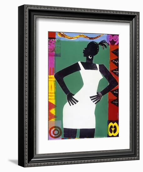 St. Sapphire-Varnette Honeywood-Framed Premium Giclee Print