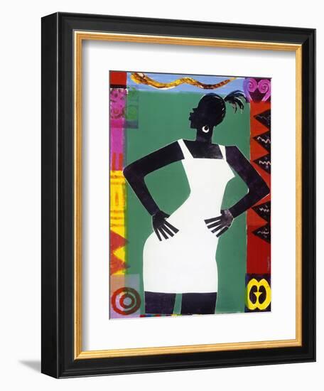 St. Sapphire-Varnette Honeywood-Framed Premium Giclee Print