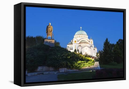 St. Sava Orthodox Church, Belgrade, Serbia-Christian Kober-Framed Premier Image Canvas