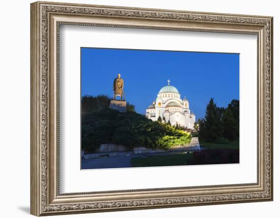 St. Sava Orthodox Church, Belgrade, Serbia-Christian Kober-Framed Photographic Print