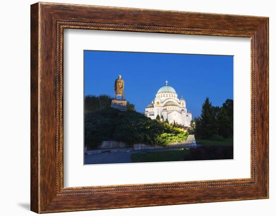 St. Sava Orthodox Church, Belgrade, Serbia-Christian Kober-Framed Photographic Print