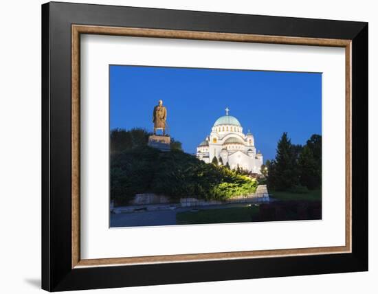 St. Sava Orthodox Church, Belgrade, Serbia-Christian Kober-Framed Photographic Print