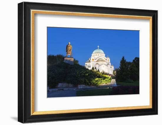 St. Sava Orthodox Church, Belgrade, Serbia-Christian Kober-Framed Photographic Print