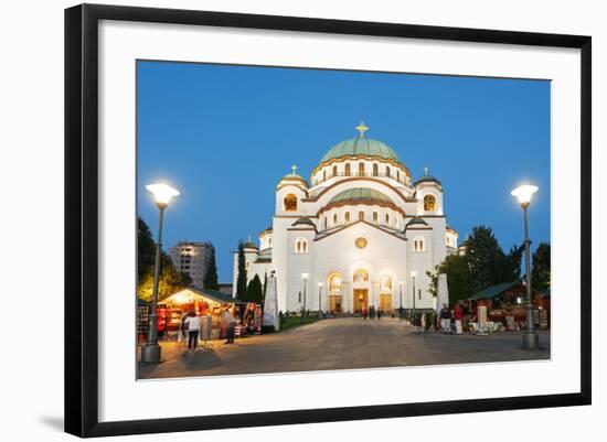 St. Sava Orthodox Church, Built 1935, Belgrade, Serbia, Europe-Christian Kober-Framed Photographic Print