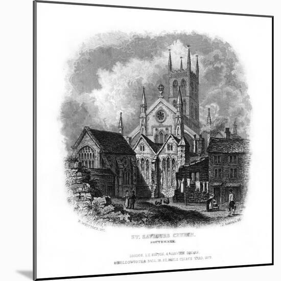 St Saviours Church, Southwark, London, 1829-J Rogers-Mounted Giclee Print