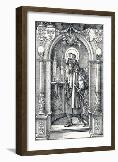 St Sebaldus in the Niche, 1518-Albrecht Dürer-Framed Giclee Print