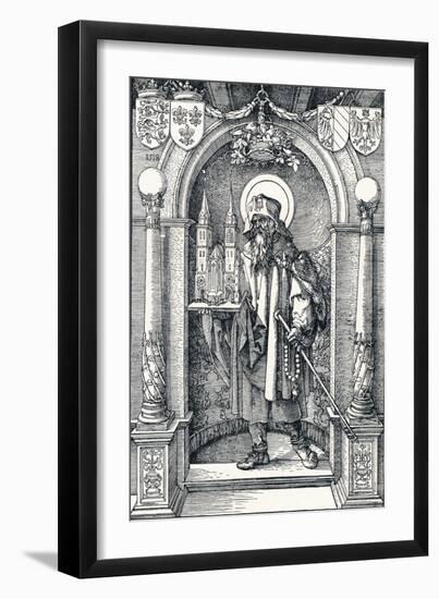 St Sebaldus in the Niche, 1518-Albrecht Dürer-Framed Giclee Print