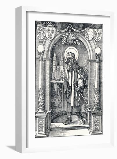 St Sebaldus in the Niche, 1518-Albrecht Dürer-Framed Giclee Print