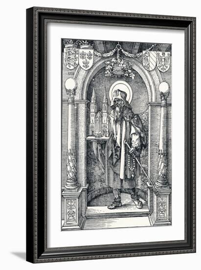 St Sebaldus in the Niche, 1518-Albrecht Dürer-Framed Giclee Print