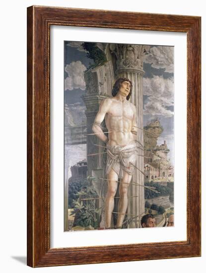 St. Sebastian, 1481-Andrea Mantegna-Framed Giclee Print