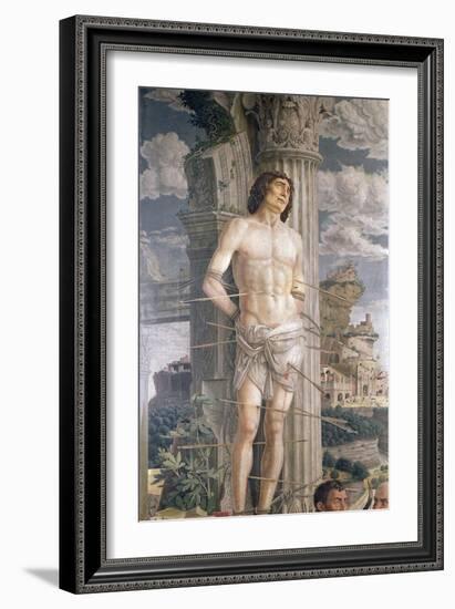 St. Sebastian, 1481-Andrea Mantegna-Framed Giclee Print