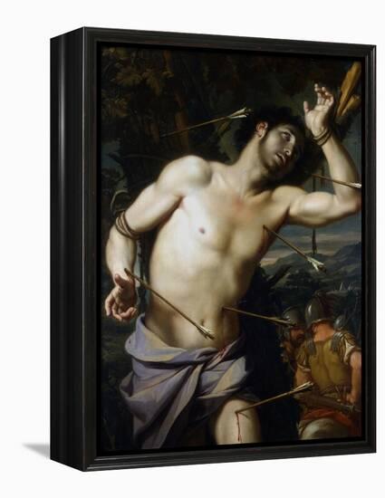 St Sebastian 17th Century-Perugino-Framed Premier Image Canvas