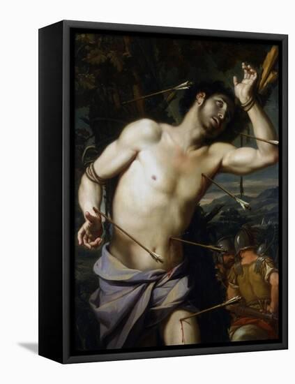 St Sebastian 17th Century-Perugino-Framed Premier Image Canvas