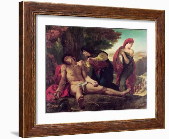 St. Sebastian, 1836-Eugene Delacroix-Framed Giclee Print