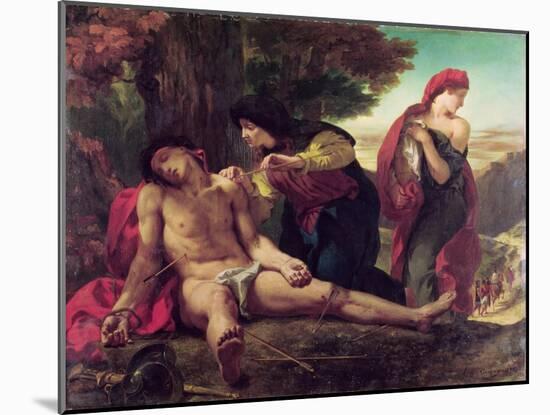 St. Sebastian, 1836-Eugene Delacroix-Mounted Giclee Print