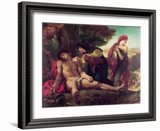 St. Sebastian, 1836-Eugene Delacroix-Framed Giclee Print