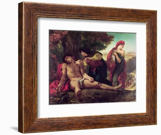 St. Sebastian, 1836-Eugene Delacroix-Framed Giclee Print