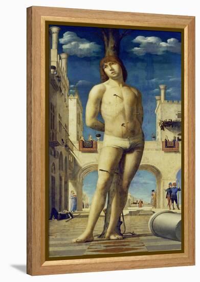 St. Sebastian, about 1475/76-Antonello da Messina-Framed Premier Image Canvas