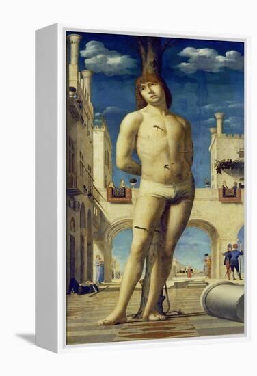 St. Sebastian, about 1475/76-Antonello da Messina-Framed Premier Image Canvas