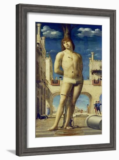 St. Sebastian, about 1475/76-Antonello da Messina-Framed Giclee Print