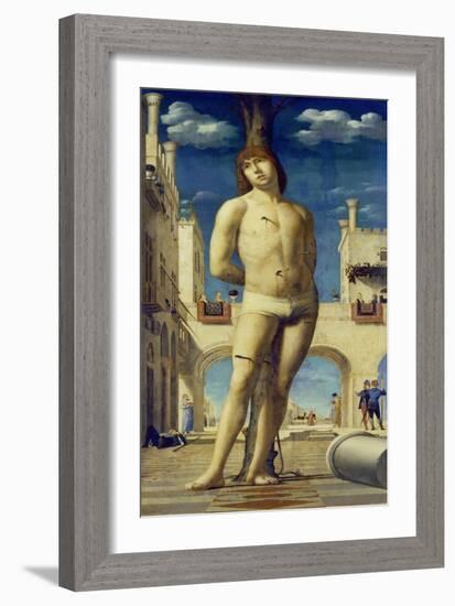 St. Sebastian, about 1475/76-Antonello da Messina-Framed Giclee Print