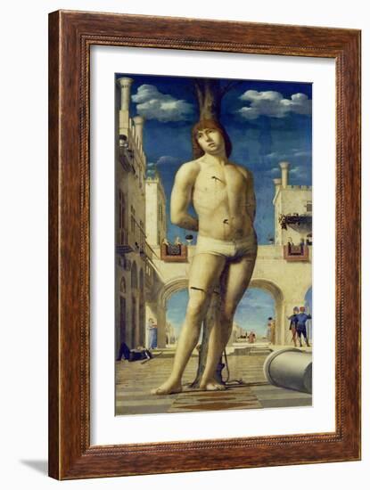 St. Sebastian, about 1475/76-Antonello da Messina-Framed Giclee Print