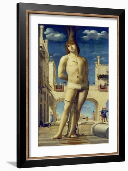 St. Sebastian, about 1475/76-Antonello da Messina-Framed Giclee Print