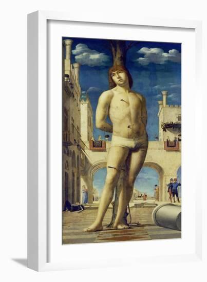 St. Sebastian, about 1475/76-Antonello da Messina-Framed Giclee Print