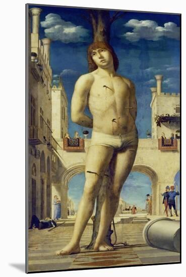 St. Sebastian, about 1475/76-Antonello da Messina-Mounted Giclee Print