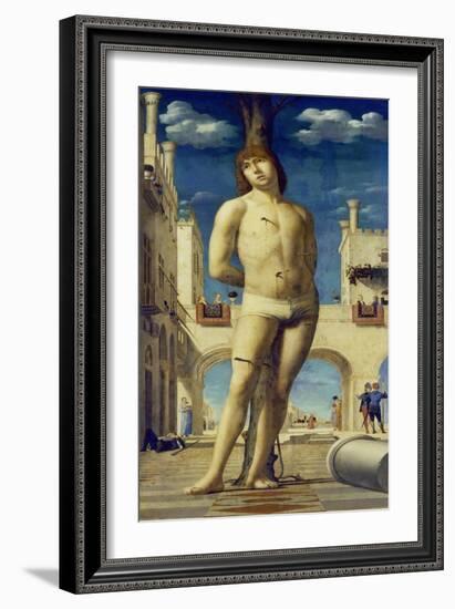 St. Sebastian, about 1475/76-Antonello da Messina-Framed Giclee Print