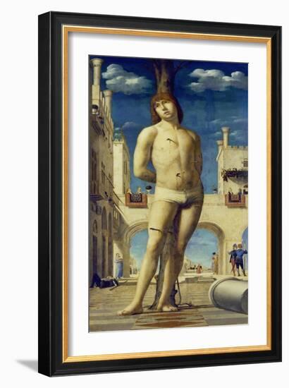 St. Sebastian, about 1475/76-Antonello da Messina-Framed Giclee Print