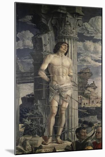 St. Sebastian, c.1480-Andrea Mantegna-Mounted Giclee Print