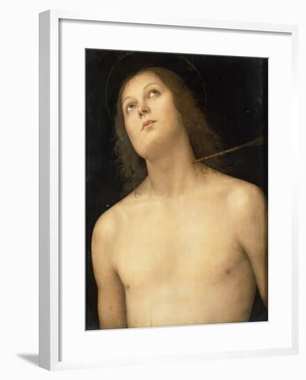 St. Sebastian, c.1495-Pietro Perugino-Framed Giclee Print