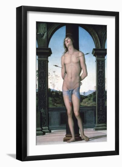 St Sebastian, C1470-1523-Perugino-Framed Giclee Print