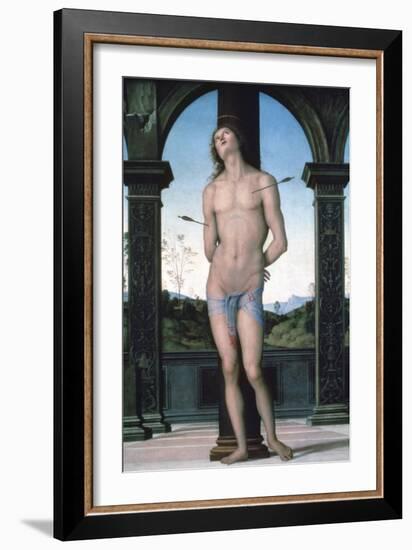 St Sebastian, C1470-1523-Perugino-Framed Giclee Print