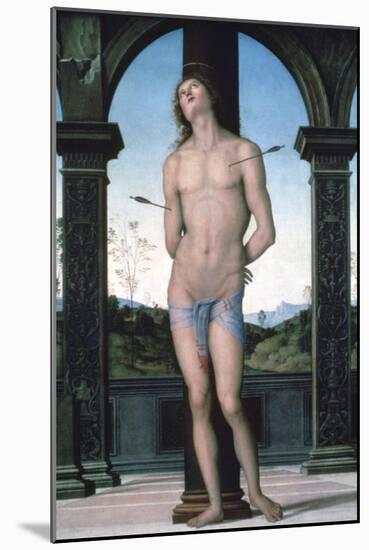 St Sebastian, C1470-1523-Perugino-Mounted Giclee Print