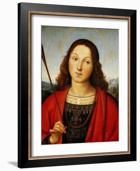 St Sebastian, Circa 1501-1502-Raphael-Framed Giclee Print