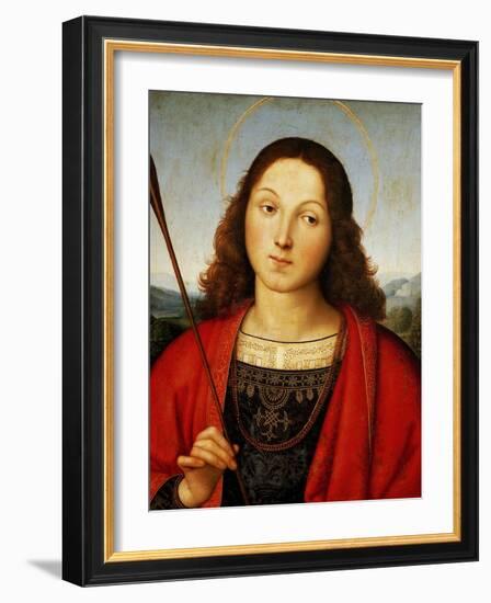 St Sebastian, Circa 1501-1502-Raphael-Framed Giclee Print